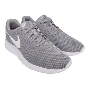 Nike Tanjun Wolf Grey White Running Shoes